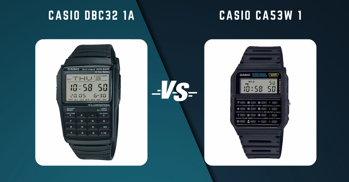 Casio Ca53W 1 Vs Casio Dbc32 1A