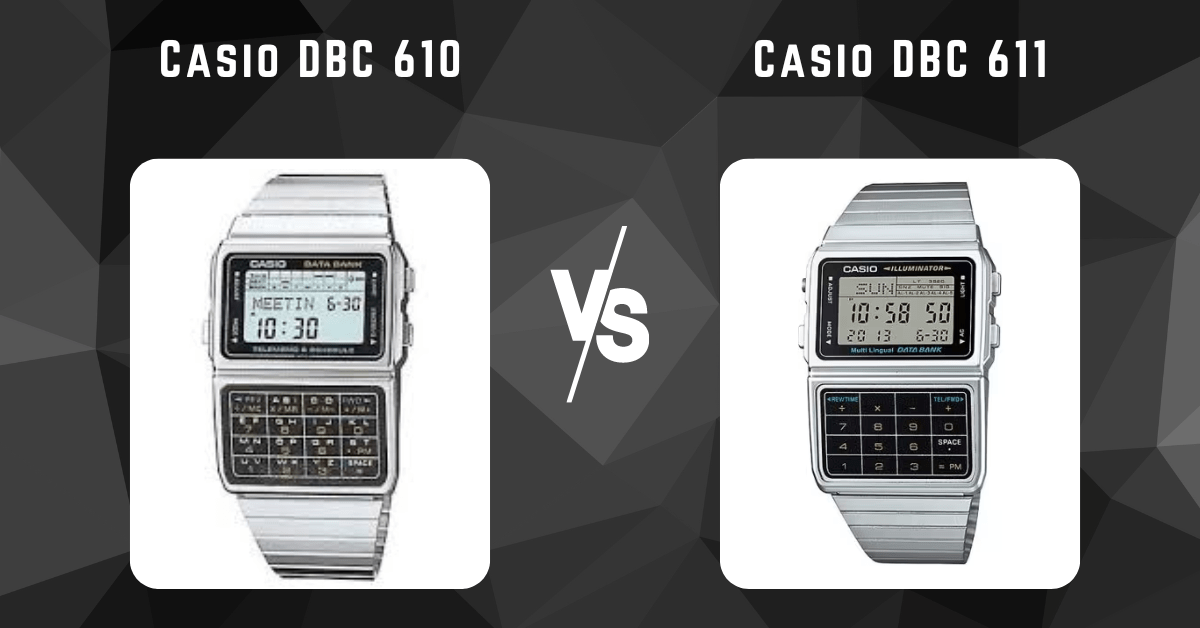 Casio DBC 610 vs Casio DBC 611