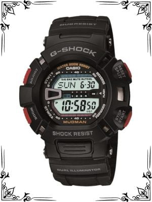 Casio G-Shock Mudman Super Dual Illuminator Men's Quartz 52mm Digital Watch G9000-1V