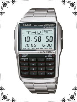 Casio General Men's Watches Data Bank DBC-32D-1ADF - WW, GreySilver