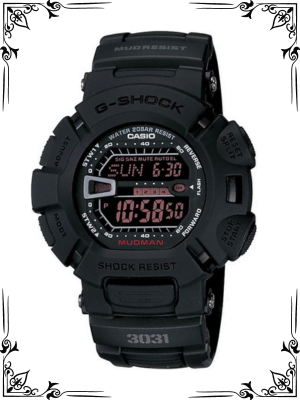 Casio Men's G9000MS-1CR G-Shock Military Concept Black Digital Watch