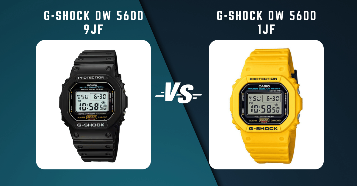 G-Shock Dw 5600 9Jf Vs G-Shock Dw 5600 1Jf