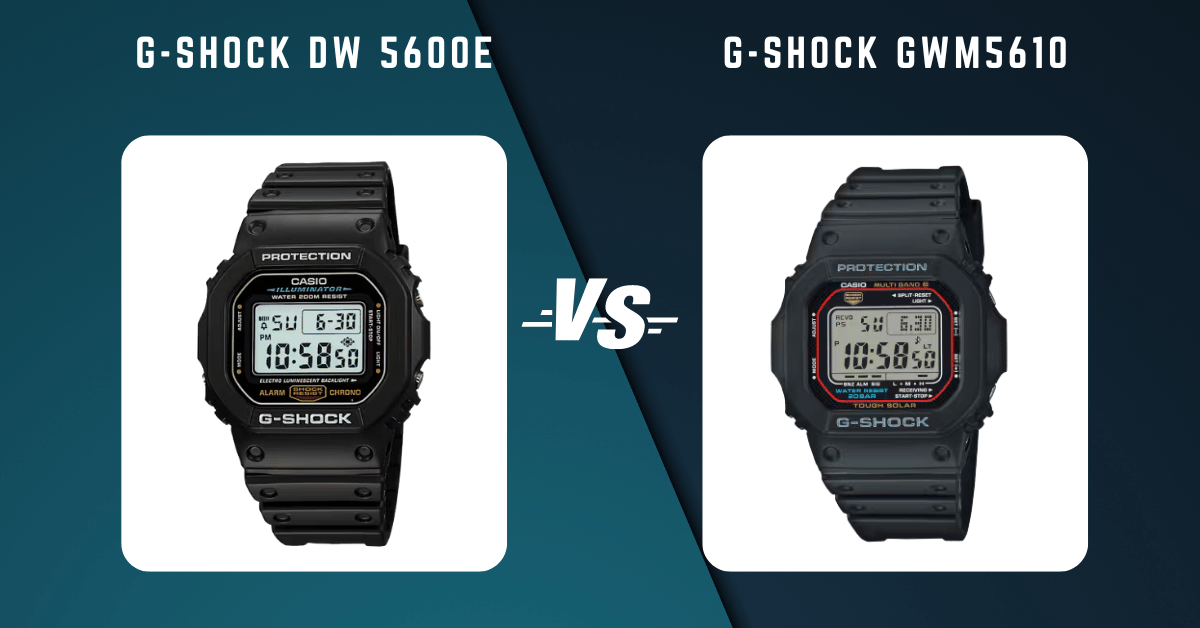 G-Shock Dw 5600E Vs G-Shock Gwm5610