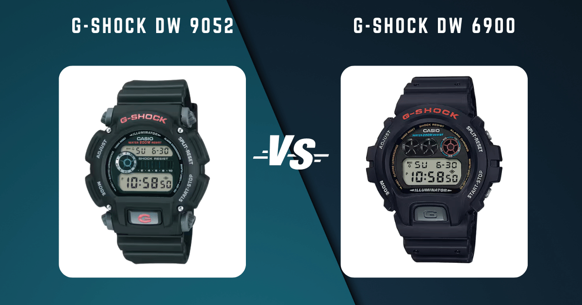 G-Shock Dw 6900 Vs G-Shock Dw 9052