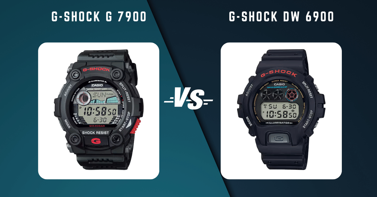 G-Shock Dw 6900 Vs G-Shock G 7900