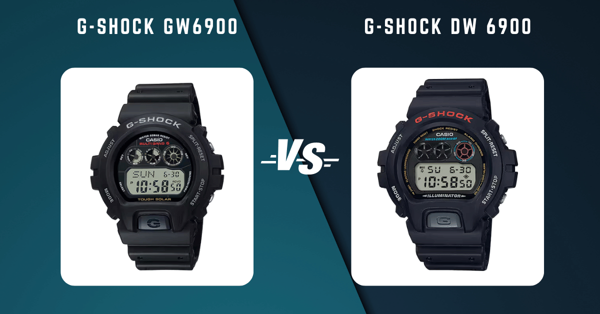 G-Shock Dw 6900 Vs G-Shock Gw6900