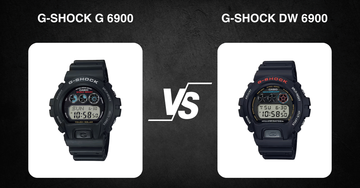 G-Shock G 6900 Vs G-Shock Dw 6900