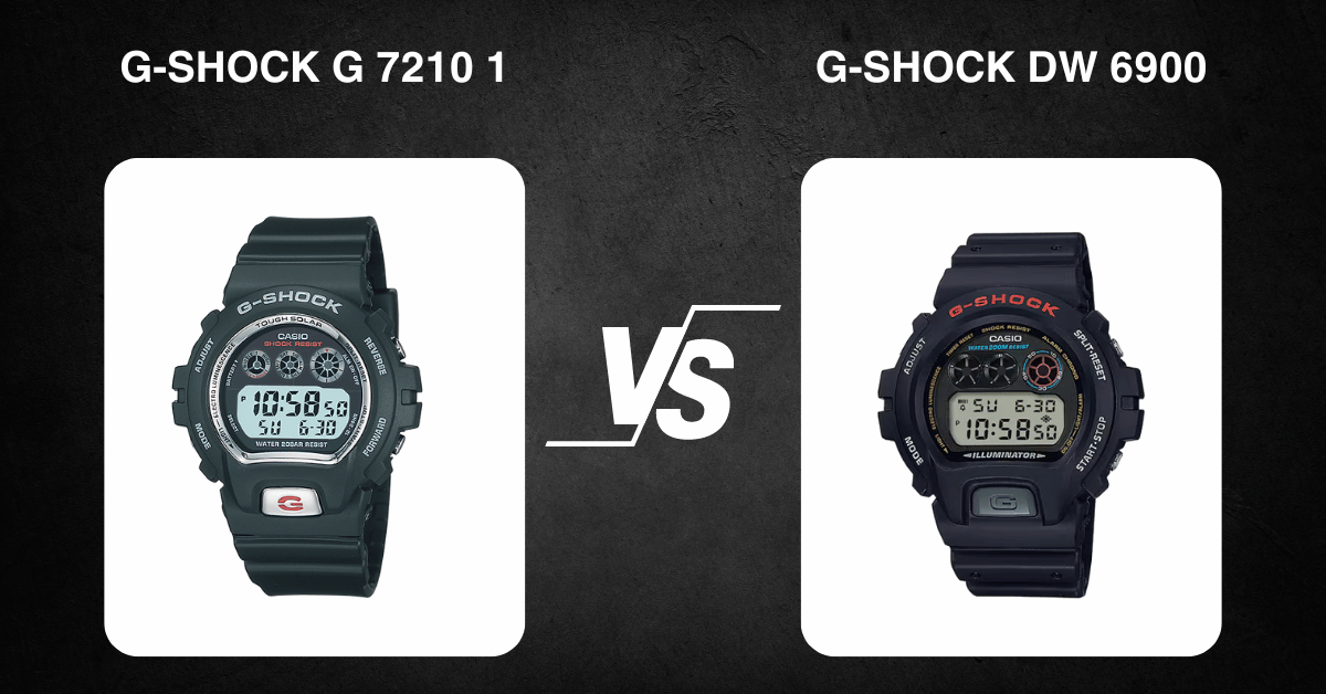 G-Shock G 7210 1 Vs G-Shock Dw 6900