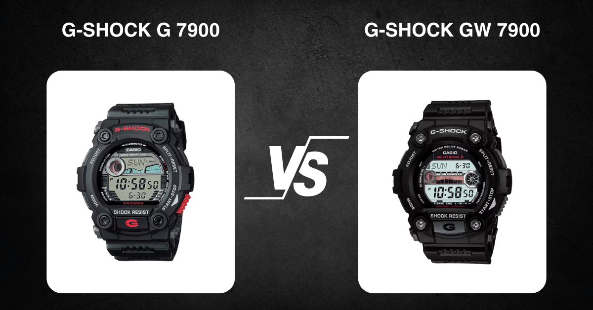 G-Shock G 7900 Vs G-Shock Gw 7900