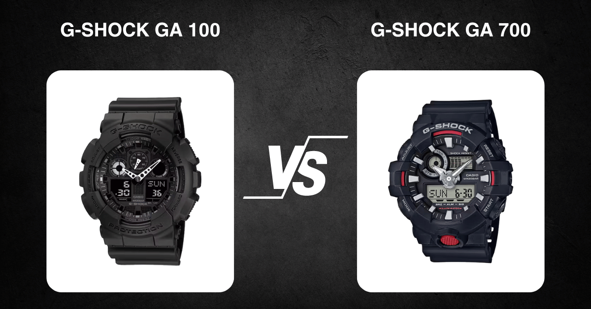 G-Shock Ga 100 Vs G-Shock Ga 700