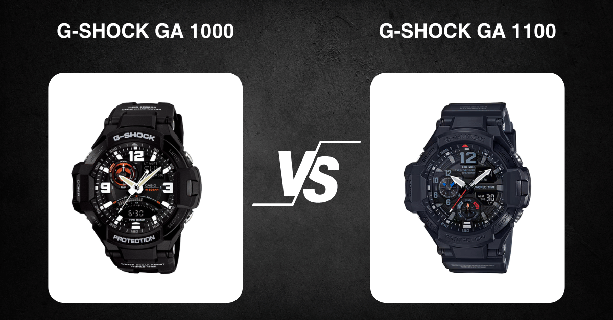 G-Shock Ga 1000 Vs G-Shock Ga 1100