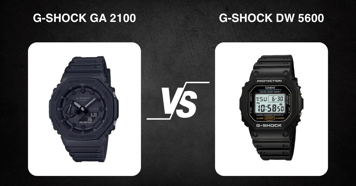 G-Shock Ga 2100 Vs G-Shock Dw 5600