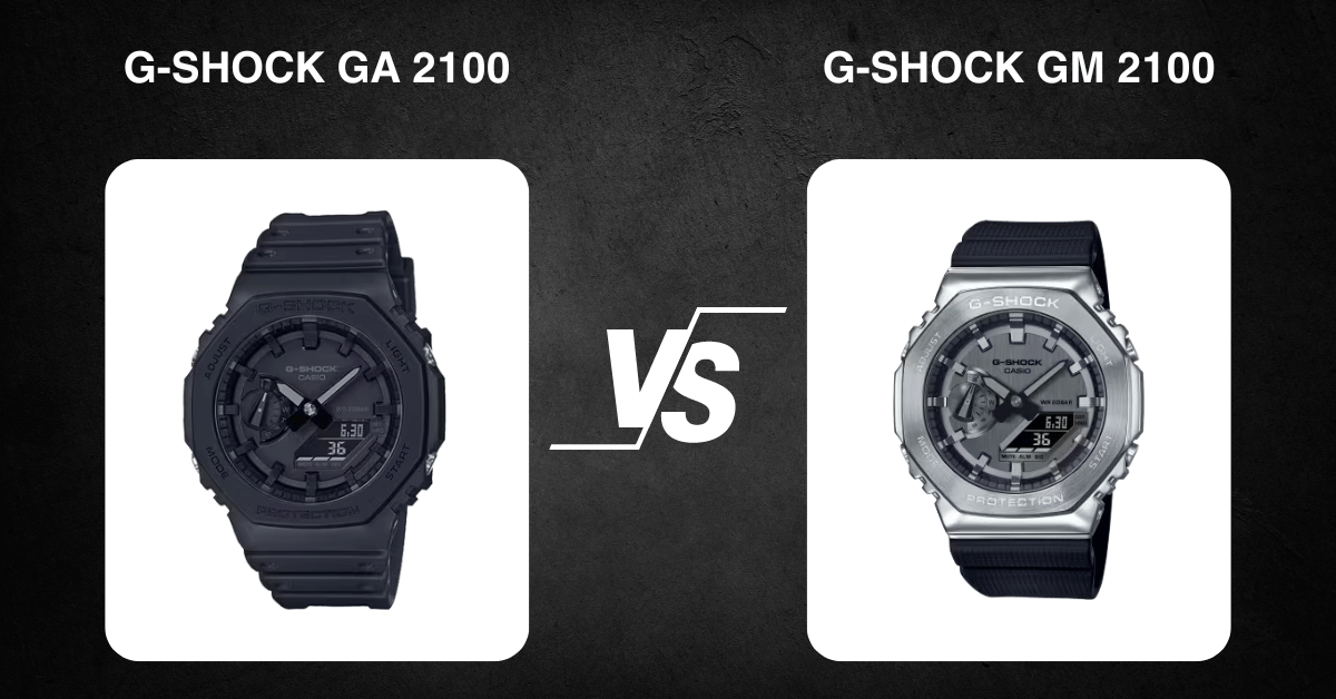 G-Shock Ga 2100 Vs G-Shock Gm 2100