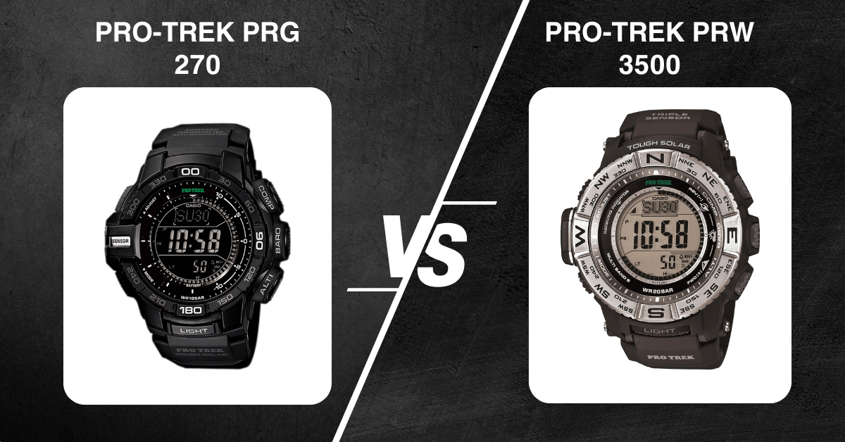 Pro-Trek Prg 270 Vs Prw 3500