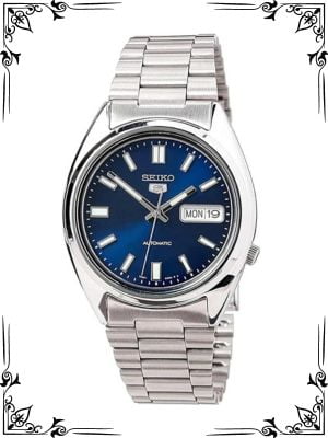 SEIKO 5 Automatic Blue Dial Stainless Steel Men's Watch SNXS77