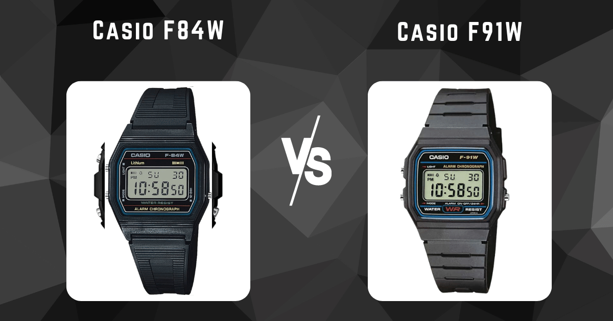 casio f84w vs casio f91w