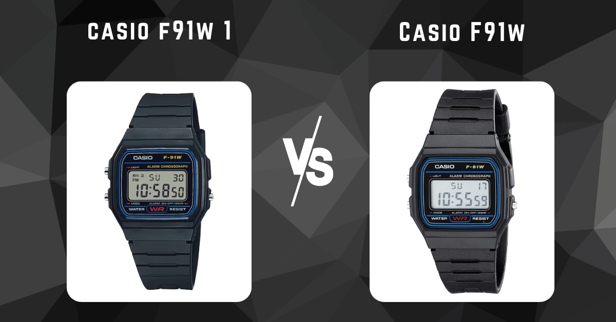 casio f91w vs casio f91w 1