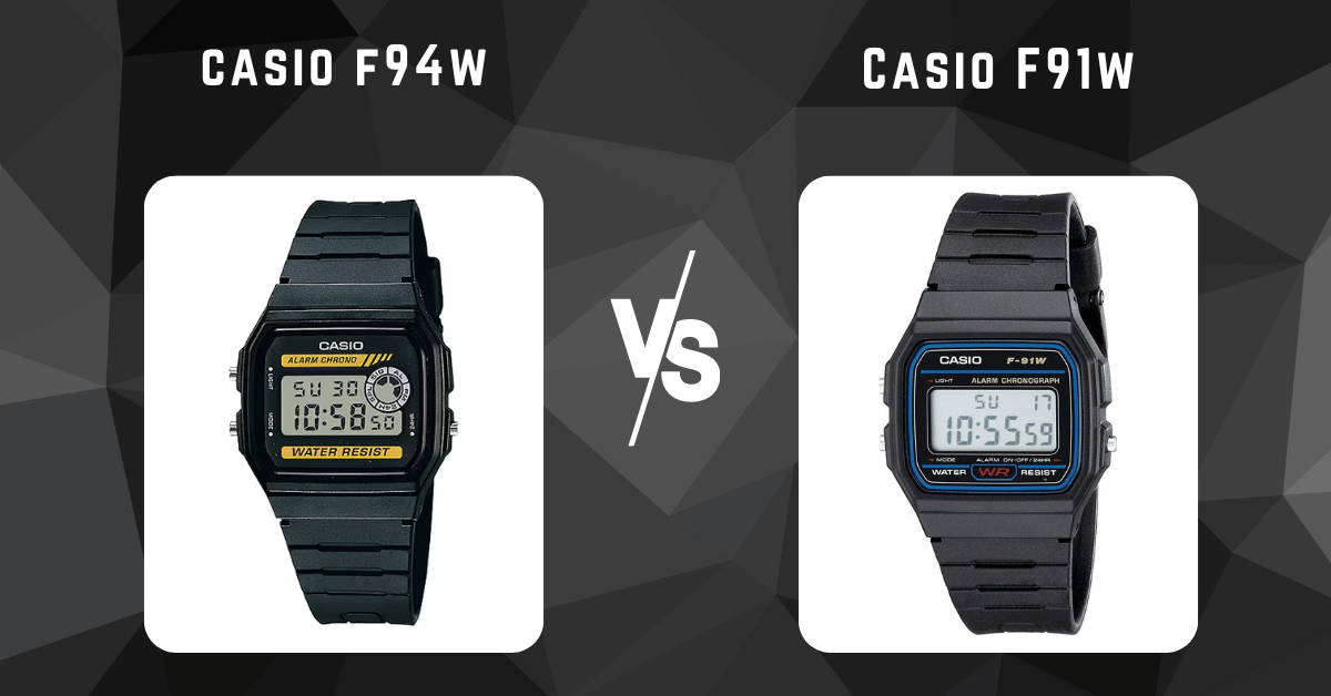 casio f91w vs casio f94w