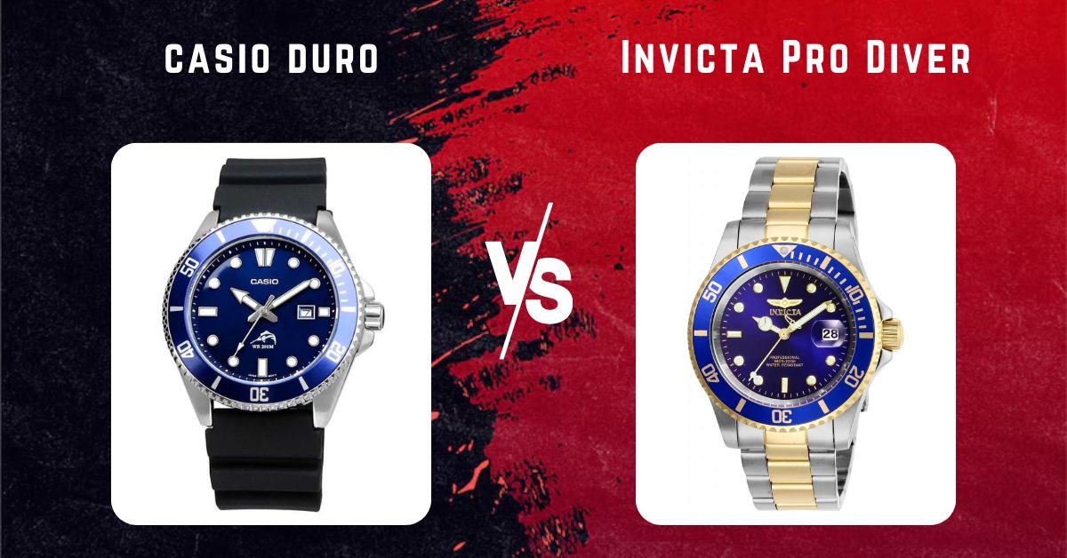 Dive Deep into Affordability Casio Duro vs. Invicta Pro Diver CasioWatchGuide