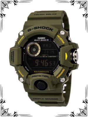 Casio GW9400-3CR Rangeman G-Shock Olive Solar Atomic