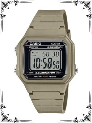 Casio Illuminator Alarm Chronograph Digital Watch 50M Water Resistant W217H-5AV