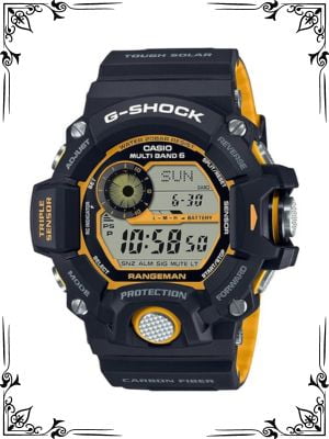 Casio Men's RANGEMAN GW-9400YJ-1JF Radio Solar, Black and Yellow Japanese Quartz Watch