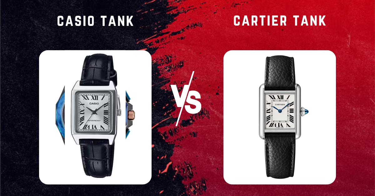 Casio Tank vs Cartier Tank