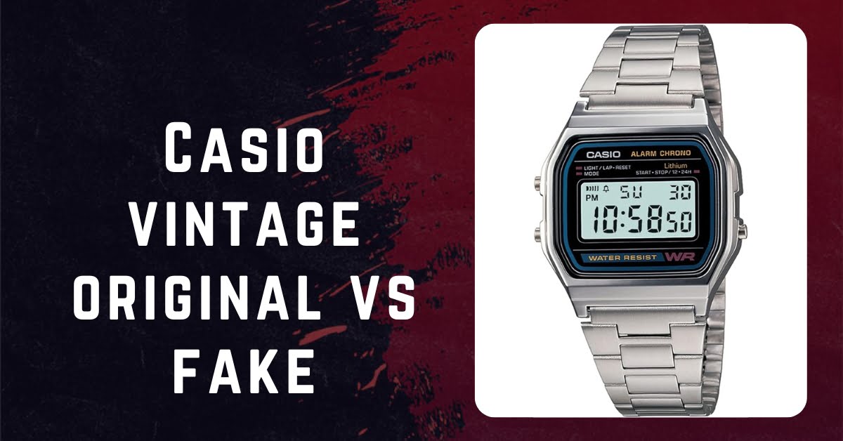 Casio vintage original vs fake