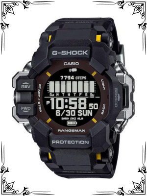 G-Shock Casio Master of G Land Rangeman Black Resin Watch - GPRH1000-1