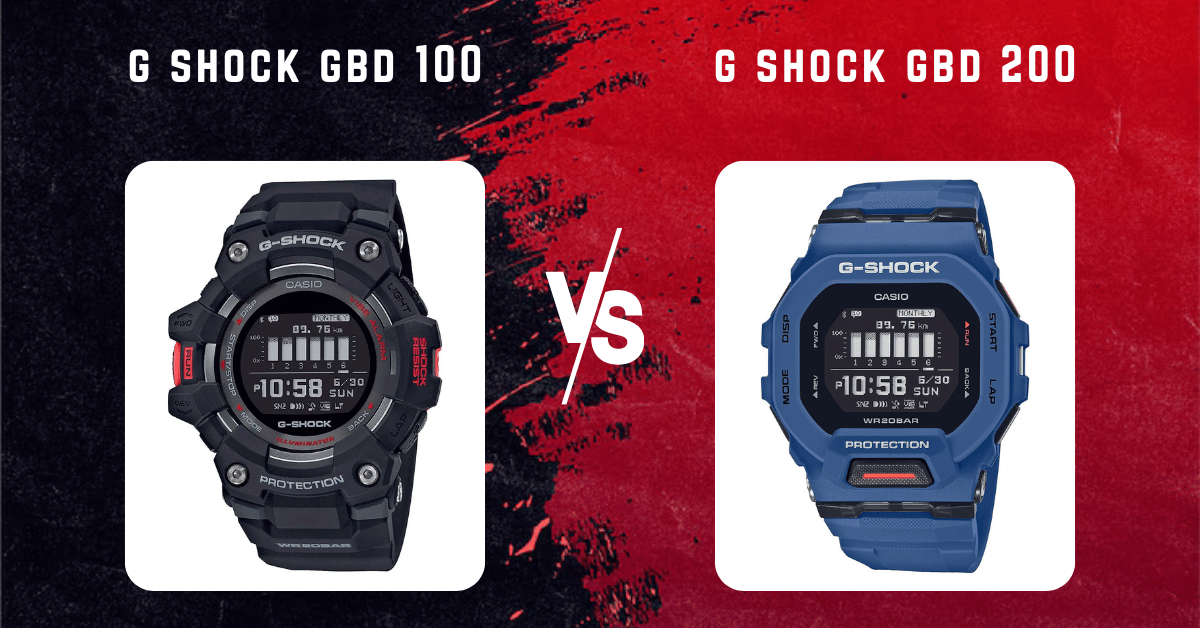 G Shock GBD 100 vs GBD 200