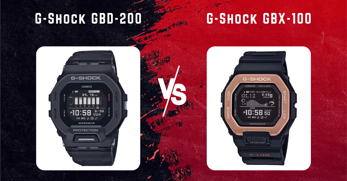 G-Shock GBD-200 vs. GBX-100