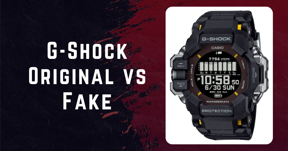 G-Shock Original vs Fake