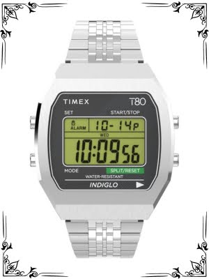 Timex Unisex T80 Steel 36mm Watch