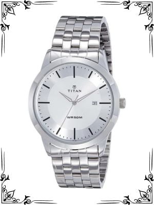 Titan Neo Analog Silver Dial Men's Watch NM1584SM03NN1584SM03