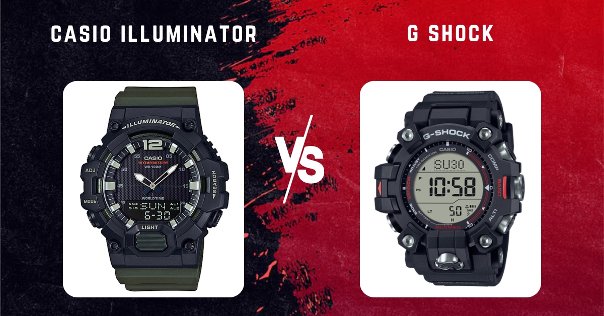 casio illuminator vs g shock