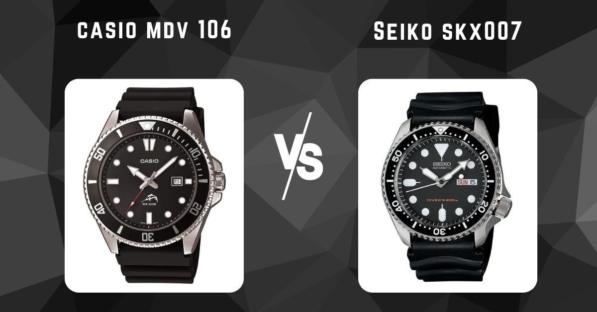 casio mdv 106 vs seiko skx007