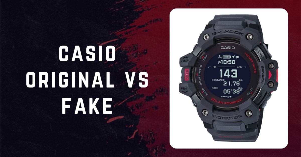 casio original vs fake