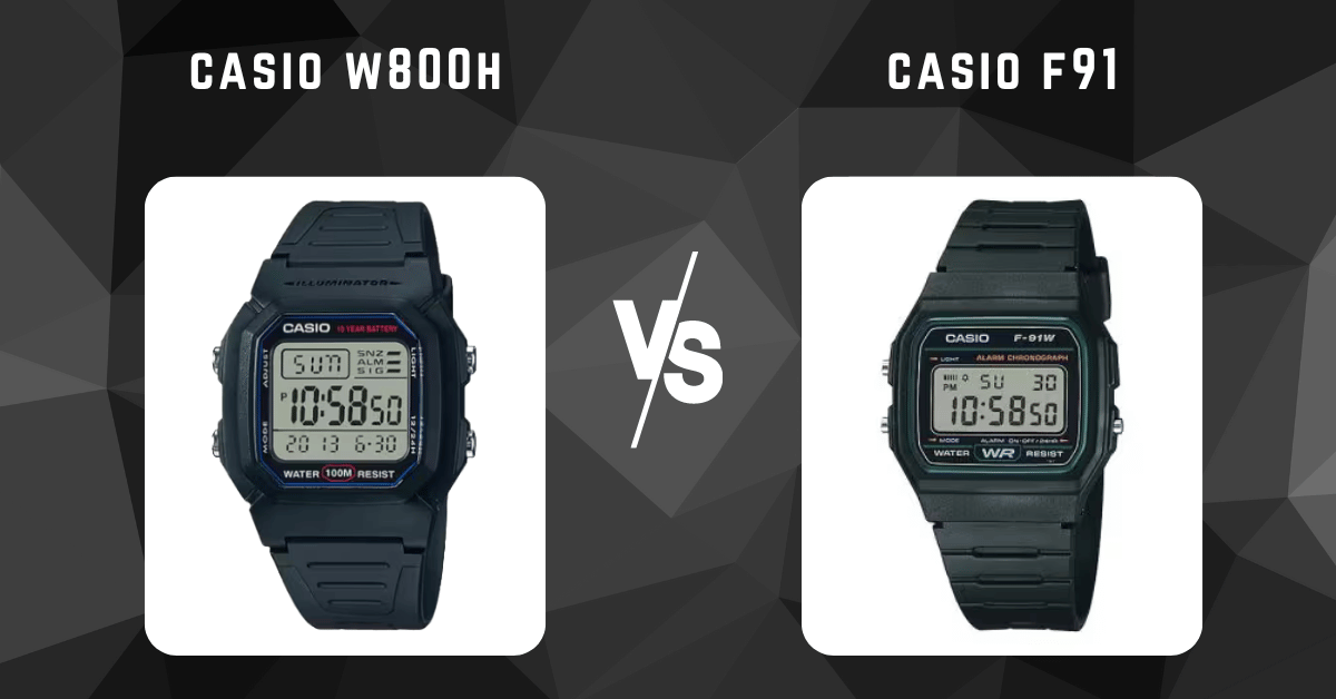 casio w800h vs casio f91