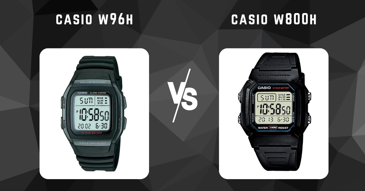 casio w96h vs casio w800h