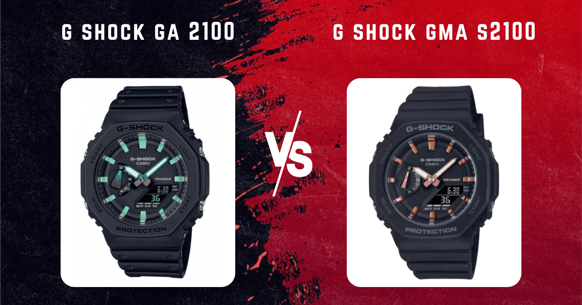 g shock ga 2100 vs g shock gma s2100