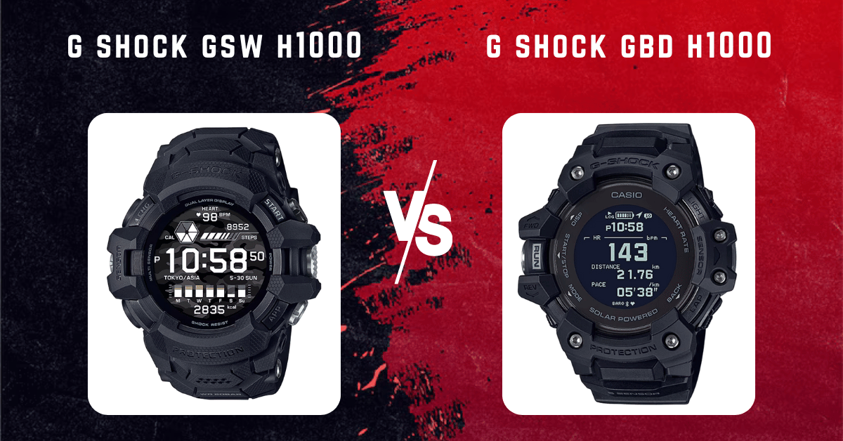 g shock gsw h1000 vs g shock gbd h1000