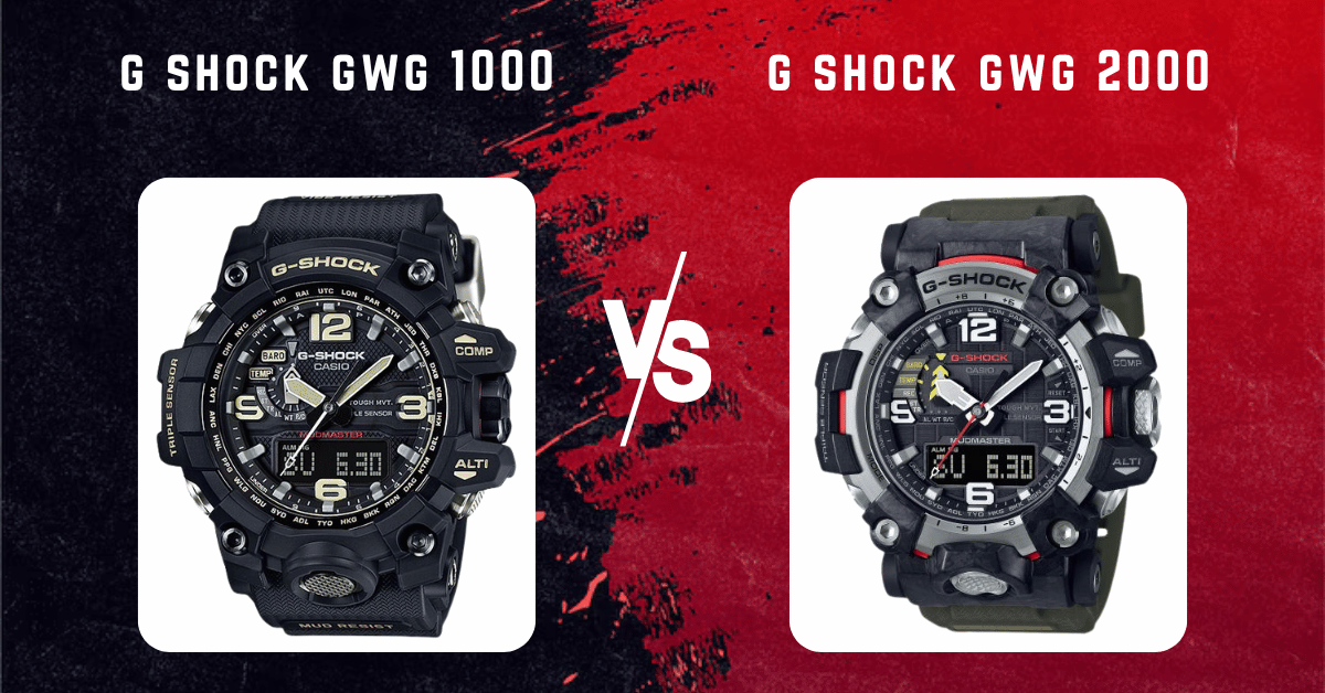 G-Shock GWG 1000 vs GWG 2000