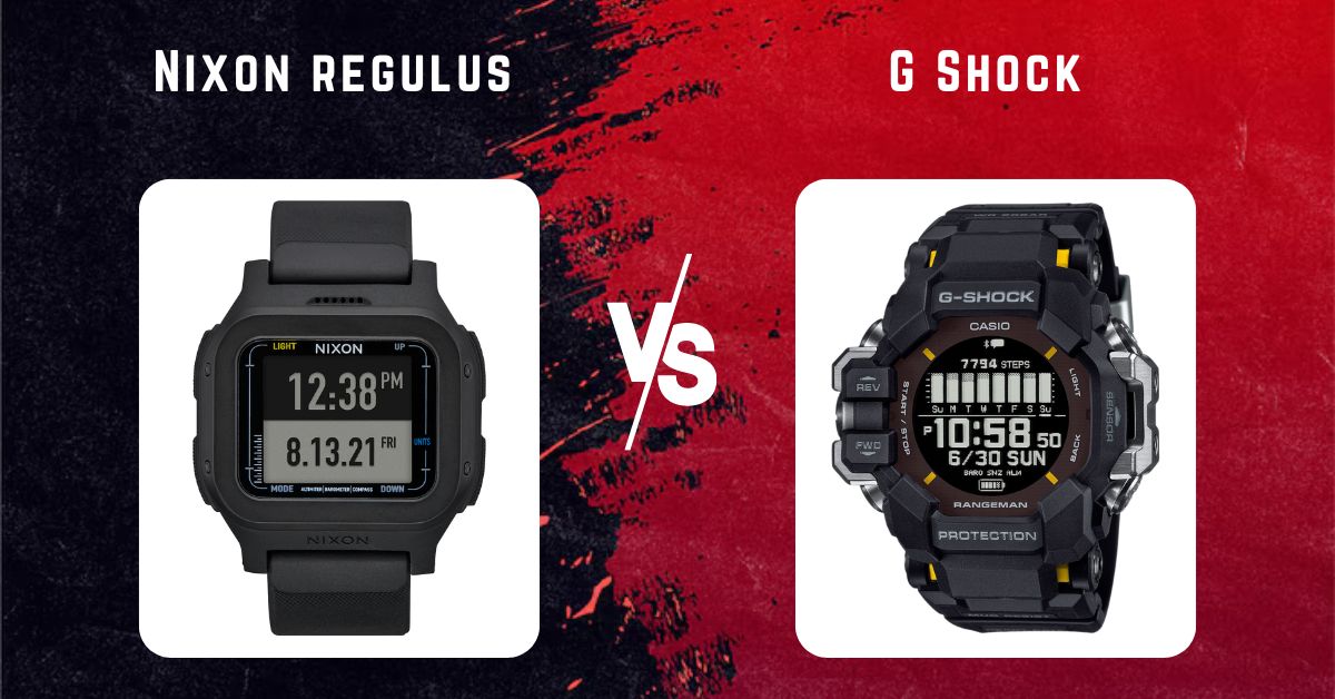 nixon regulus vs g shock